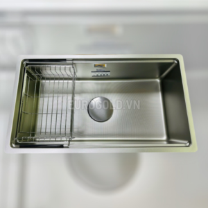 Chậu rửa bát 1 hố chống xước inox 304 EUC17043EB - Eurogold