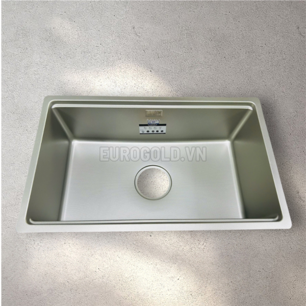 Chậu rửa bát 1 hố chống xước inox 304 EUC17043EB - Eurogold