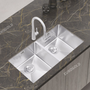 Chậu rửa bát chống xước inox 304 EUC28746EB - Eurogold