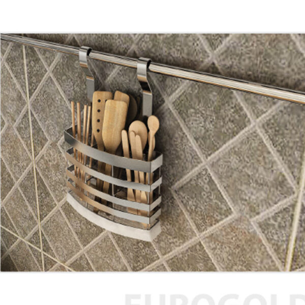 Giá để đũa thìa muôi treo ngoài inox 304 EV118 - Eurogold