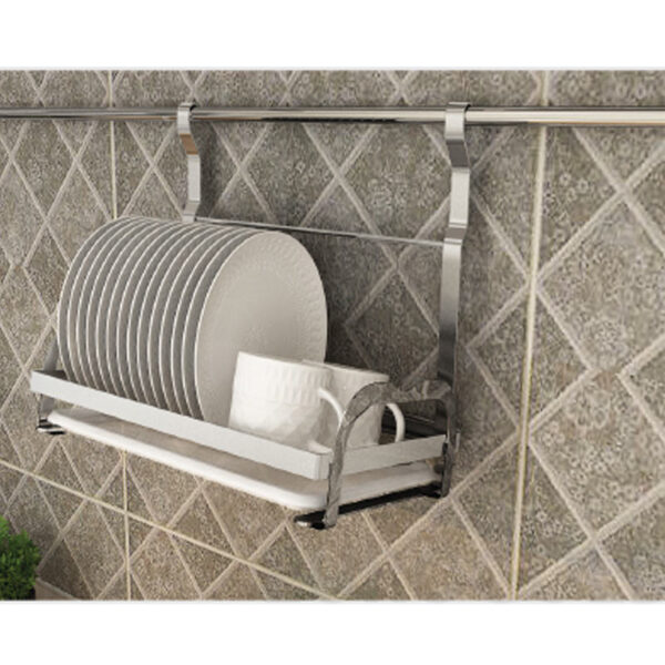 Giá để đĩa treo ngoài inox 304 nan dẹt EV88 - Eurogold