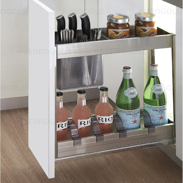 Giá dao thớt chai lọ inox hộp EU1025 - Eurogold
