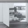 Giá góc liên hoàn inox 304 nan Oval EPV101 (trái) - Eurogold