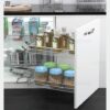 Giá liên hoàn inox nan ray giảm chấn EP102 (phải) - Eurogold