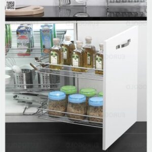 Giá liên hoàn inox nan ray giảm chấn EP102 (phải) - Eurogold
