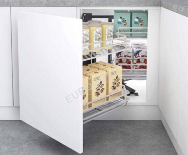 Giá liên hoàn nan inox mạ chrome ray giảm chấn EPL101 (trái) - Eurogold