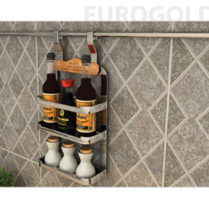Giá treo ngoài gia vị 3 tầng inox 304 EV38 - Eurogold
