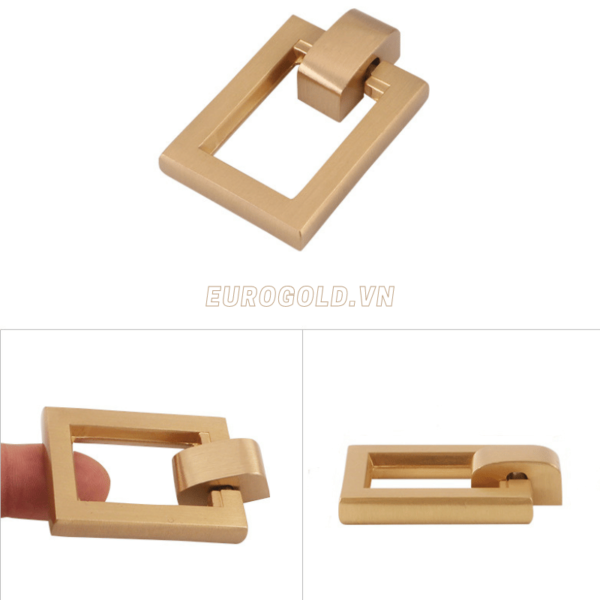 Khuyên đồng nguyên chất chữ nhật BHG25