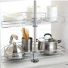 Mâm xoay inox nan mở 1/2 - 180º TR180C - Eurogold