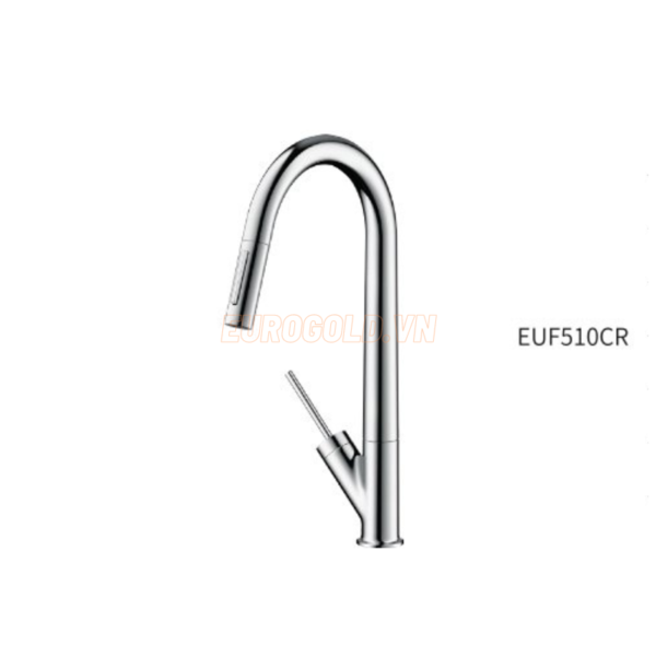 Vòi nước inox 304 dây rút EUF510CR - Eurogold