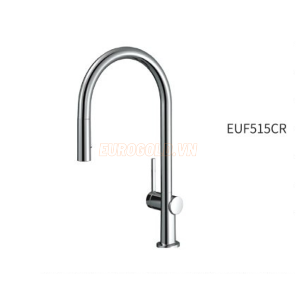 Vòi nước inox 304 dây rút EUF515CR - Eurogold