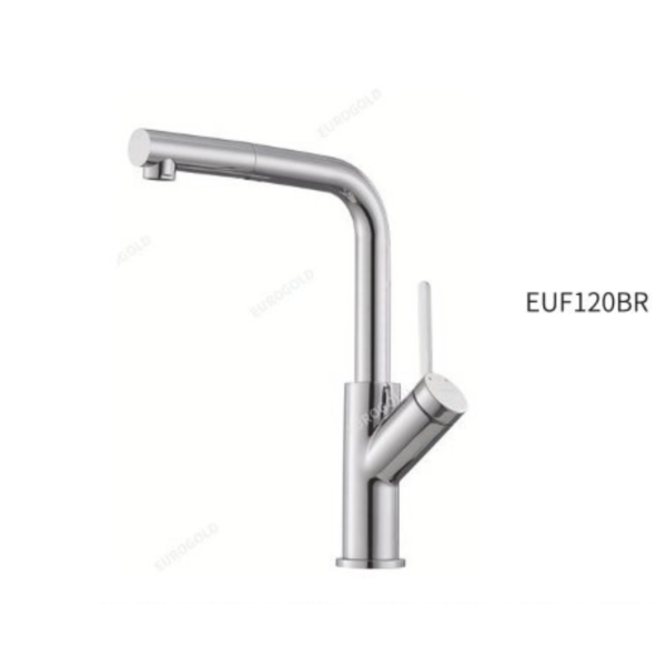 Vòi rửa bát inox 304 bóng gương EUF120BR - Eurogold